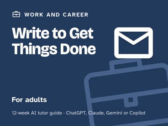Cover of Write to Get Things Done