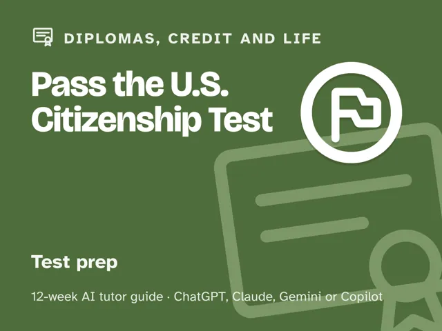 Cover of Pass the U.S. Citizenship Test