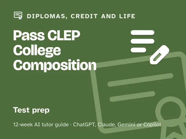 Cover of Pass CLEP College Composition