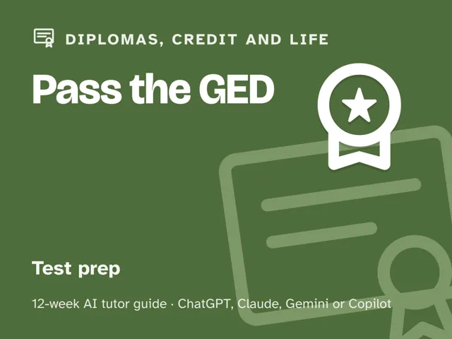 Cover of Pass the GED