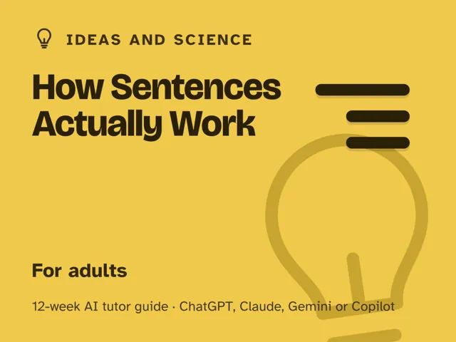 Cover of How Sentences Actually Work