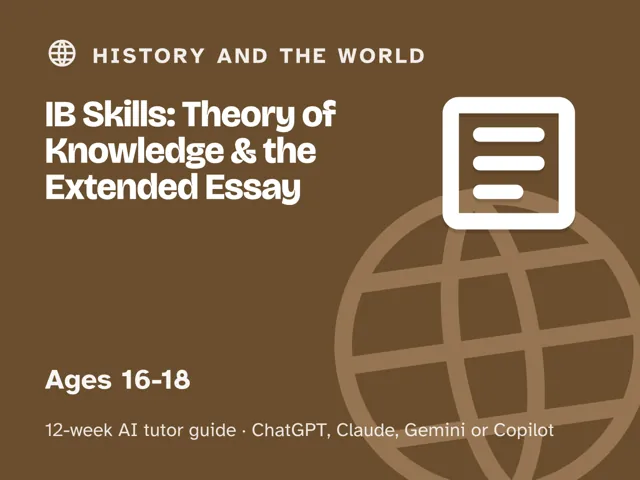 Cover of IB Skills: Theory of Knowledge & the Extended Essay