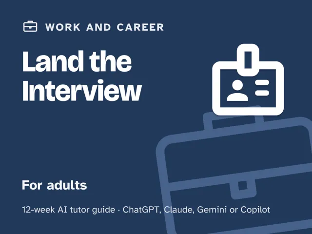 Cover of Land the Interview